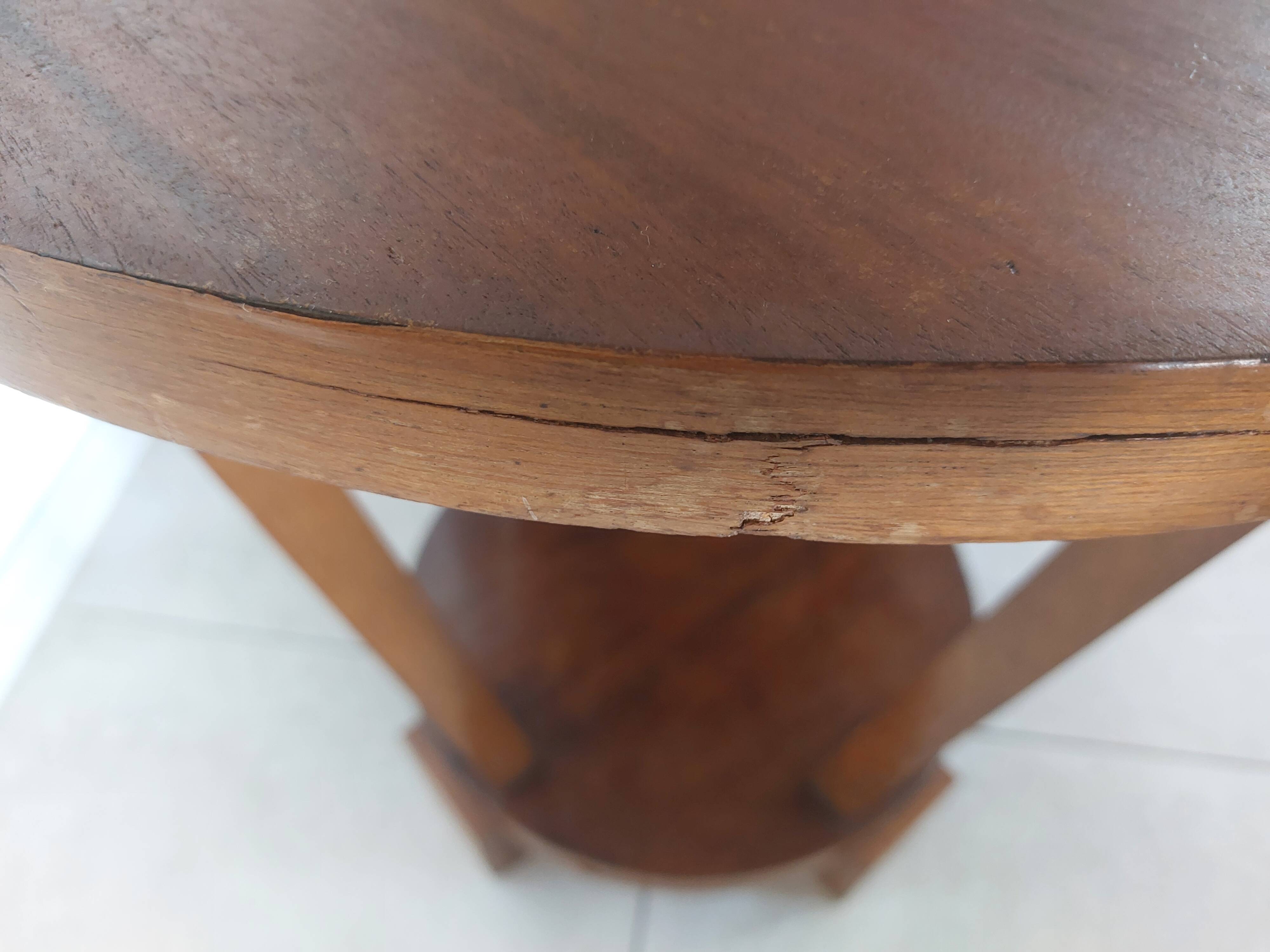round Art Deco side table