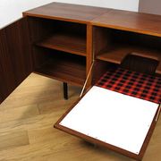 Small Enfilade Jacqueline Lecoq & Antoine Philippon in Vintage Mahogany 1960