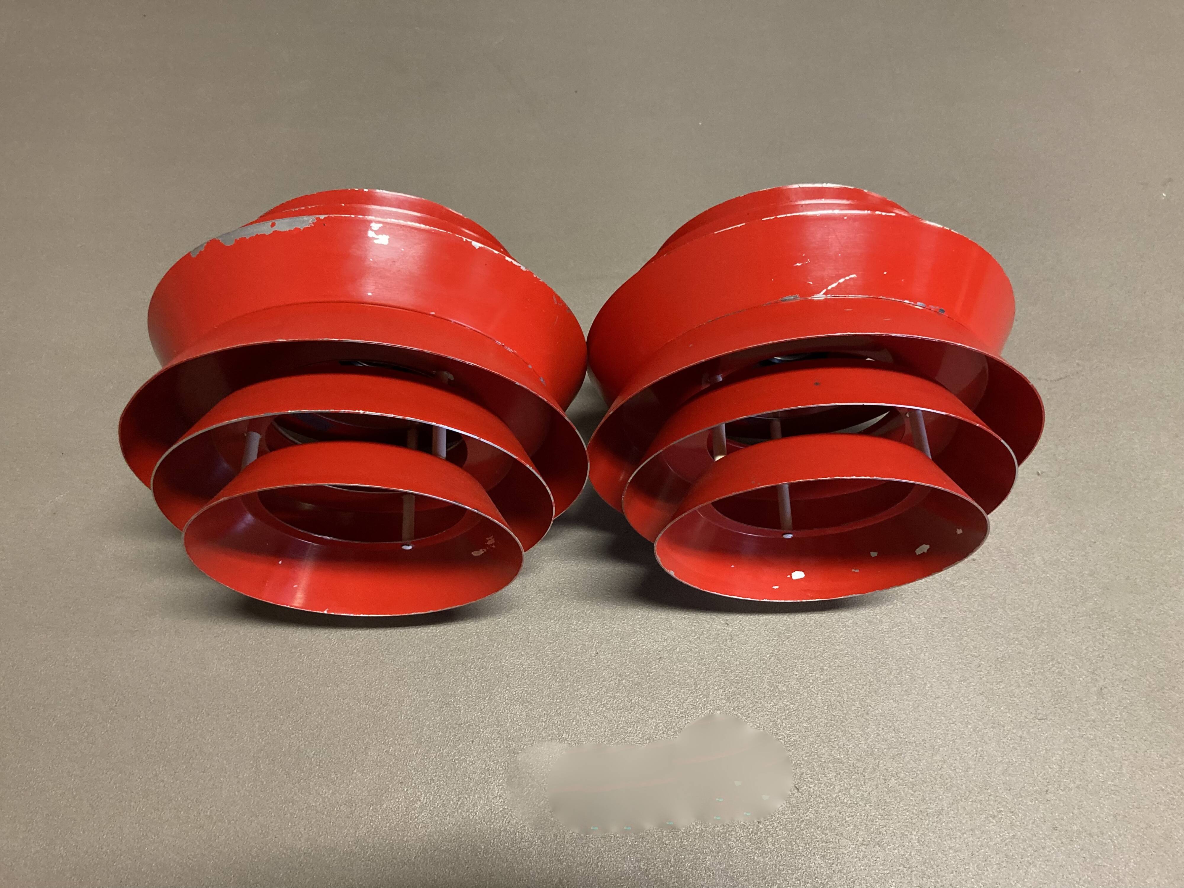 Pair of Scandinavian design pendant lights.