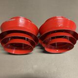 Pair of Scandinavian design pendant lights.