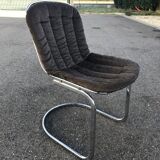 4 chromed chairs Cidue