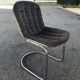 Set de 4 chaises chromées Cidue