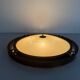 Mid-century wooden and glass framed ceiling light, 1950s, Germany