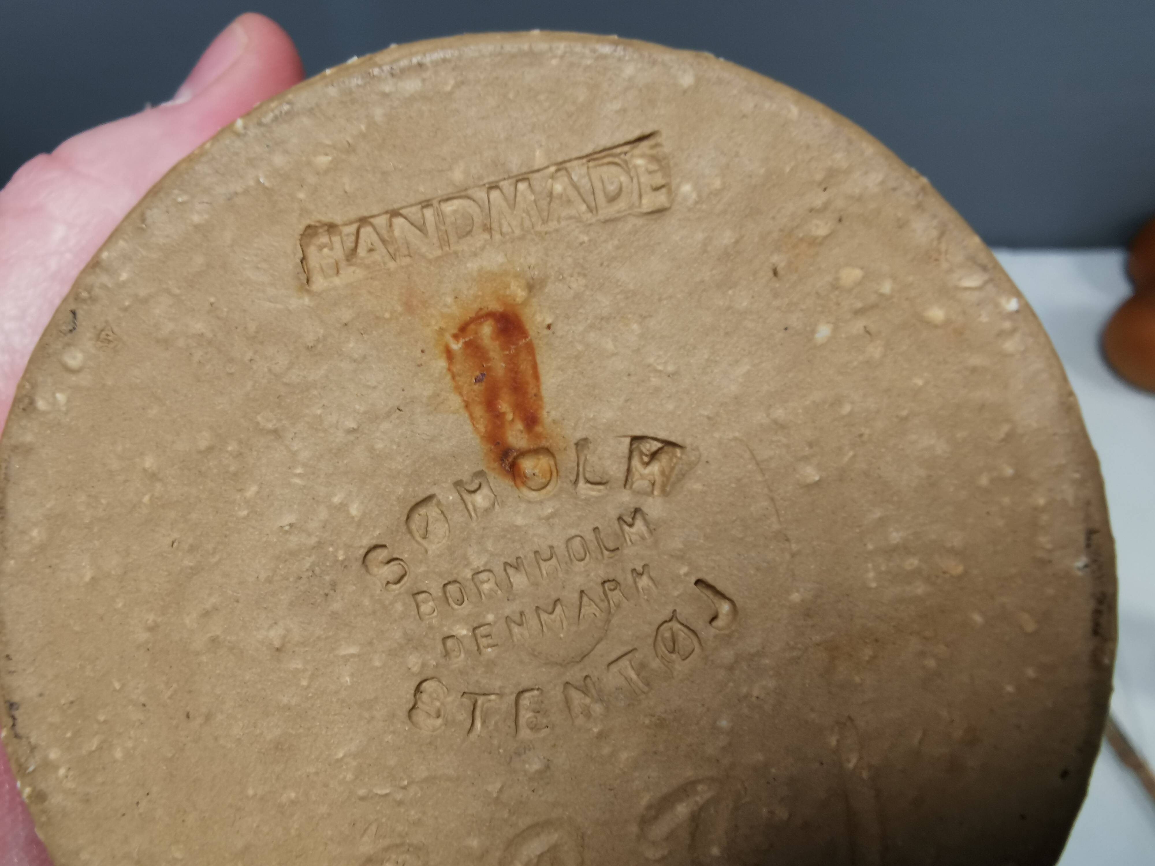 Ball ceramic vase, by Noomi Backhausen for Søholm Denmark 1970-80s