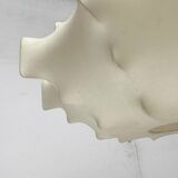 German suspended lamp Cocoon modern mid-century by Friedel Wauer for Goldkant Leuchten, 1960s