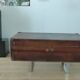 Louis Vuitton leather cabin trunk