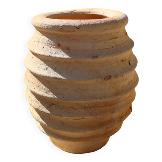 Vase Tamegroute brute striée wabi-sabi