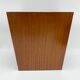 Trash basket with vintage veneered wooden papers ideal Scandinavian decoration