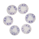 Lot de 6 assiettes Sarreguemines modèle Bryonia