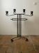 Large Brutalist Wrought Iron Candlestick