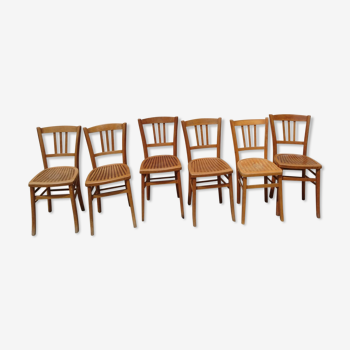 Set of six chairs bistro Luterma