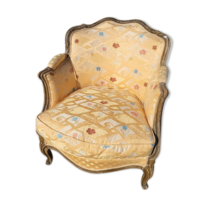 Fauteuil louis xv peint