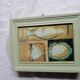 Wall-mounted wooden key box