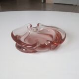 Csa ashtray in blown glass 70s