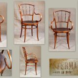 Early 20th Luterma bistro armchair