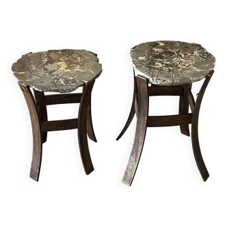 Pair of end tables