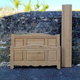 Solid oak bed