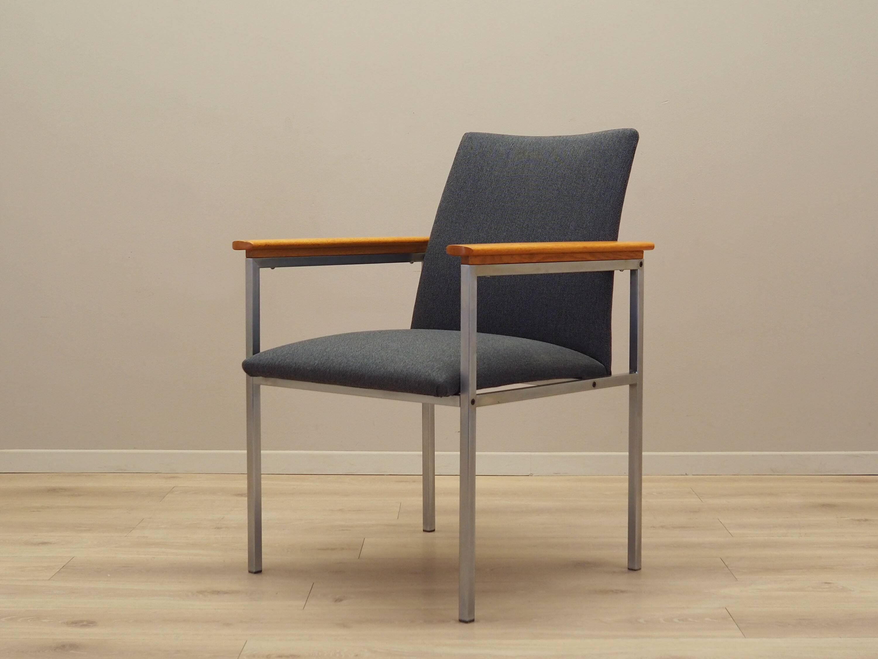 Grey armchair, Danish design, 1960s, designer: Sigvard Bernadotte, manufact
