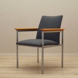 Grey armchair, Danish design, 1960s, designer: Sigvard Bernadotte, manufact