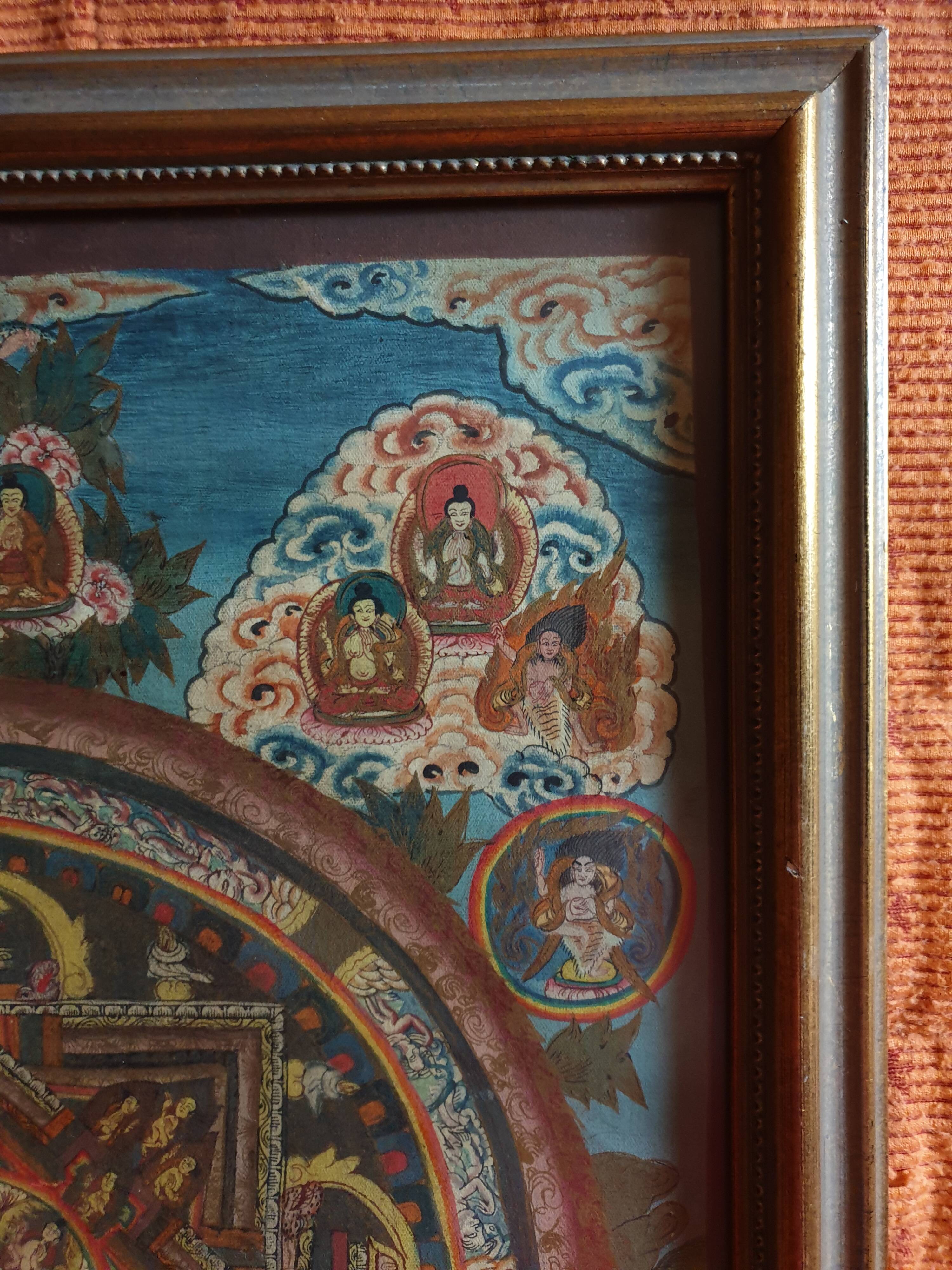 Thangka from Tibet mid-20th century