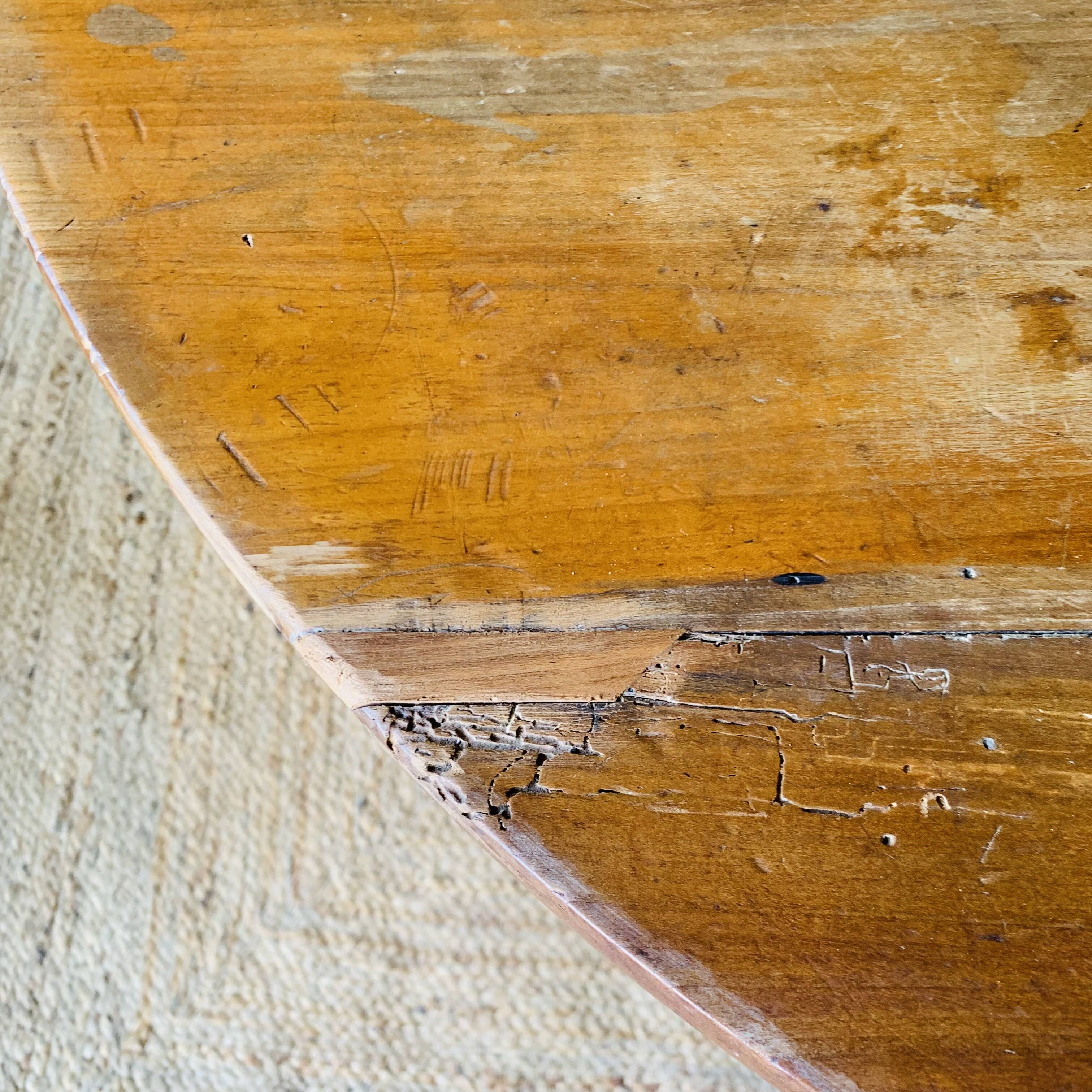 Oval farmhouse table 149cm