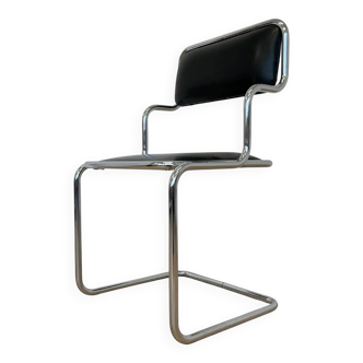Midcentury chrome chair by Arch, Ladislav Vrátník for restaurant in Prague, 1970s