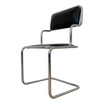 Midcentury chrome chair by Arch, Ladislav Vrátník for restaurant in Prague, 1970s