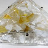 Large glass wall & ceiling lamp, 1960’s