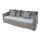 4-seater sofa blue grey stitching ghost 12 - gervasoni
