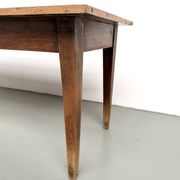 Table de ferme en noyer massif, années 50