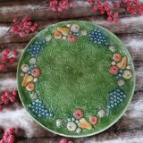 Large antique earthenware dish