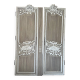 Pair of patinated doors