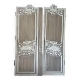 Pair of patinated doors