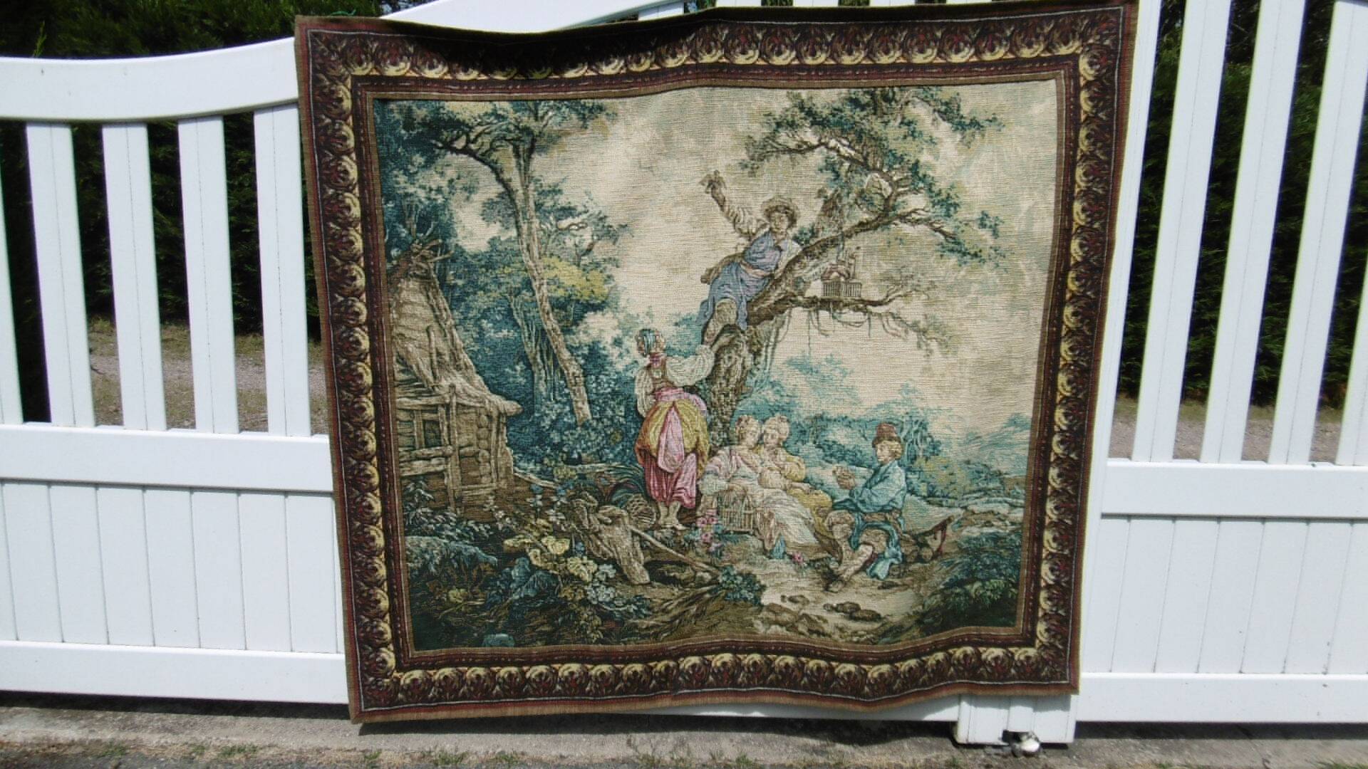 Tapestry the bird seller