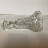 Pair of old Val Saint Lambert art deco candlesticks