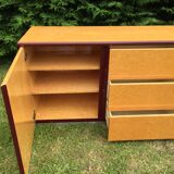 Vintage sycamore sideboard Mario Sabot 1970