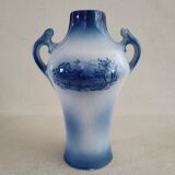 Vase with two handles Sarreguemines