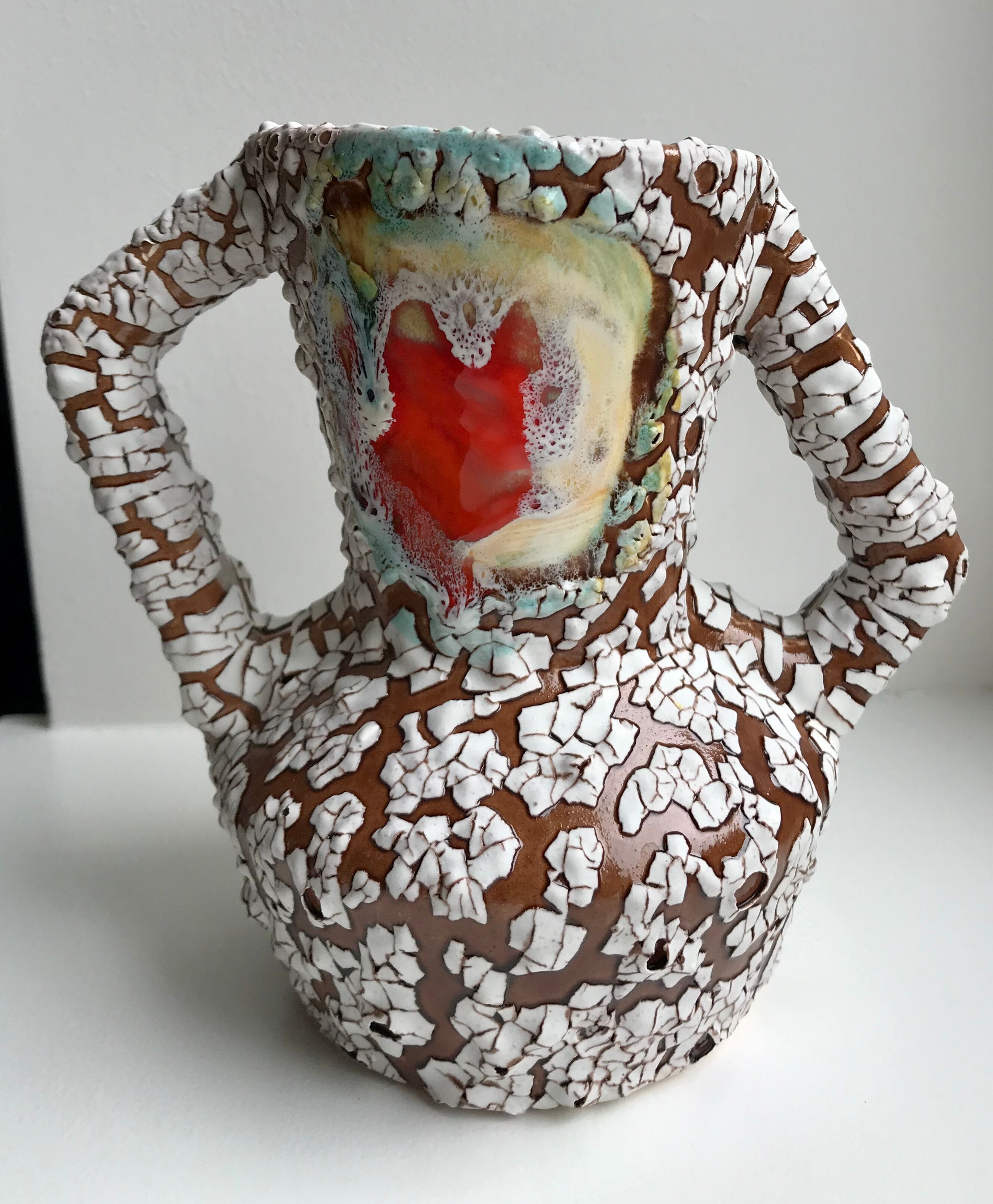 Vallauris vintage vase 70s