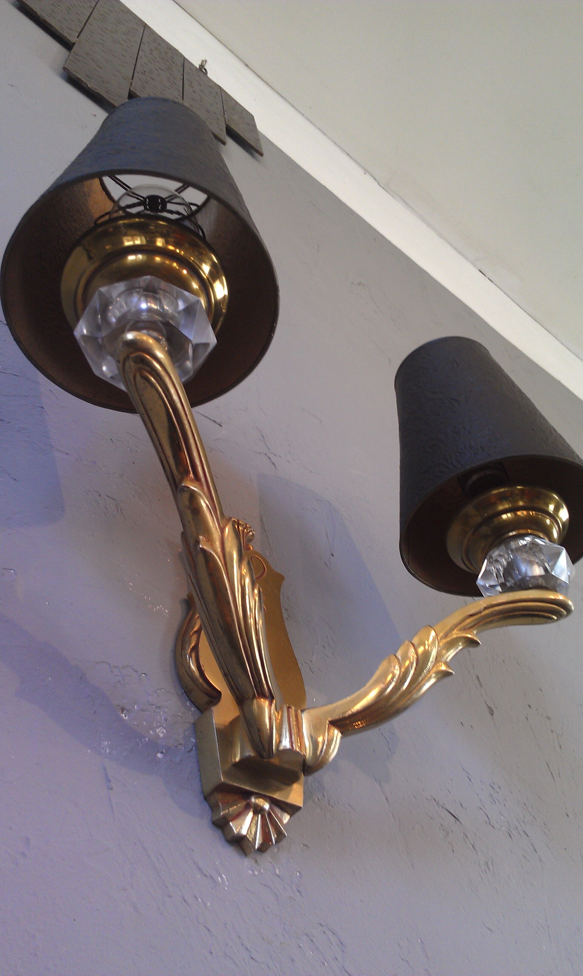 Art deco wall lamp 40Maison Lucien Gau Paris