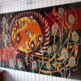 Tapestry "The sun on the thistles", by Jean Louis Viard, Seventies