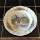 Service of 12 dessert plates and its serving dish - Obernai - Sarreguemines - Henry Loux