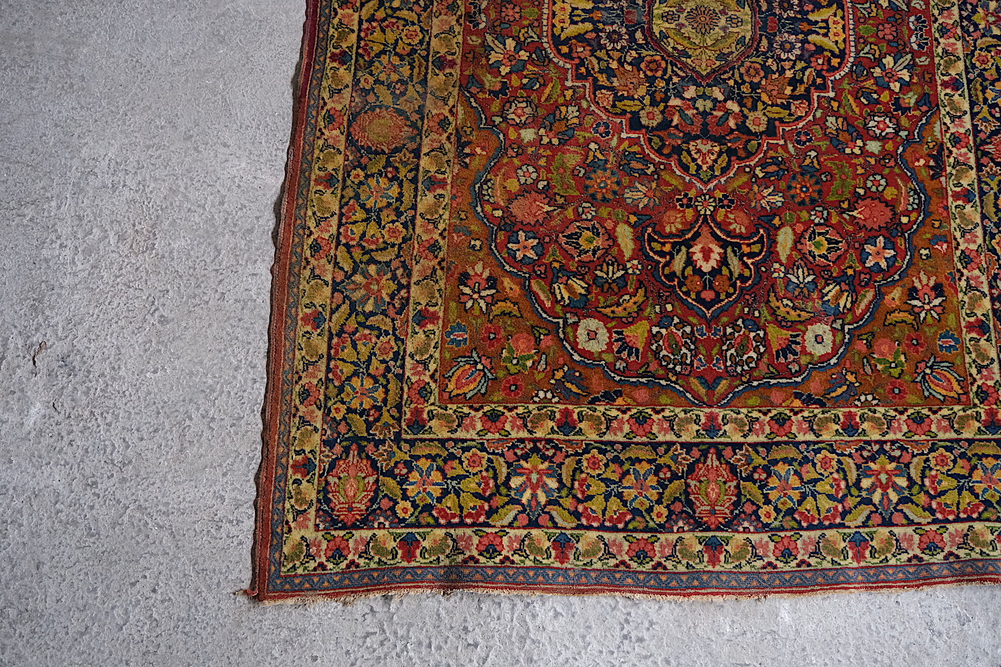 Ancient Persian Carpet, Hand Made, 1920's