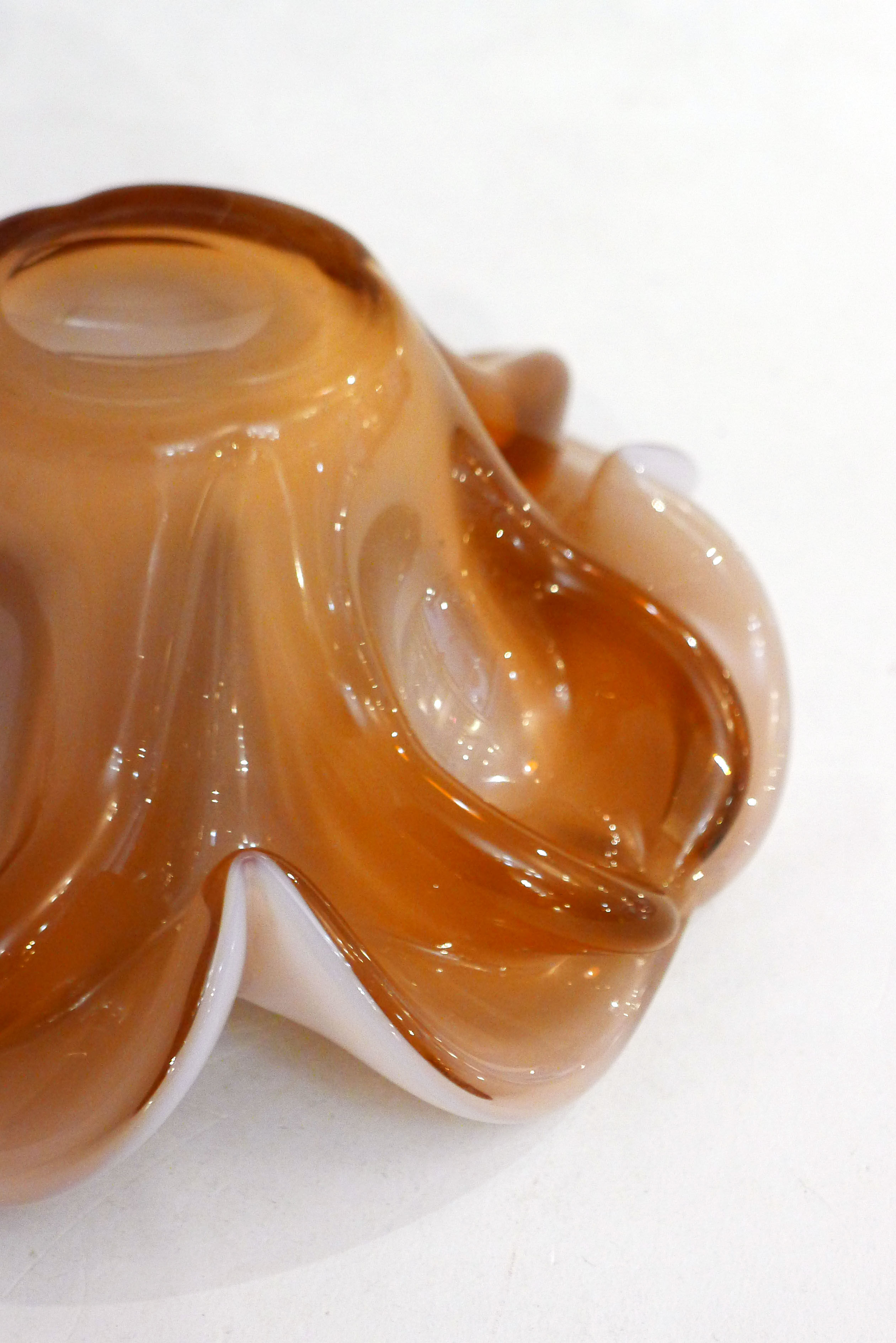 Sommerso Flower Ashtray