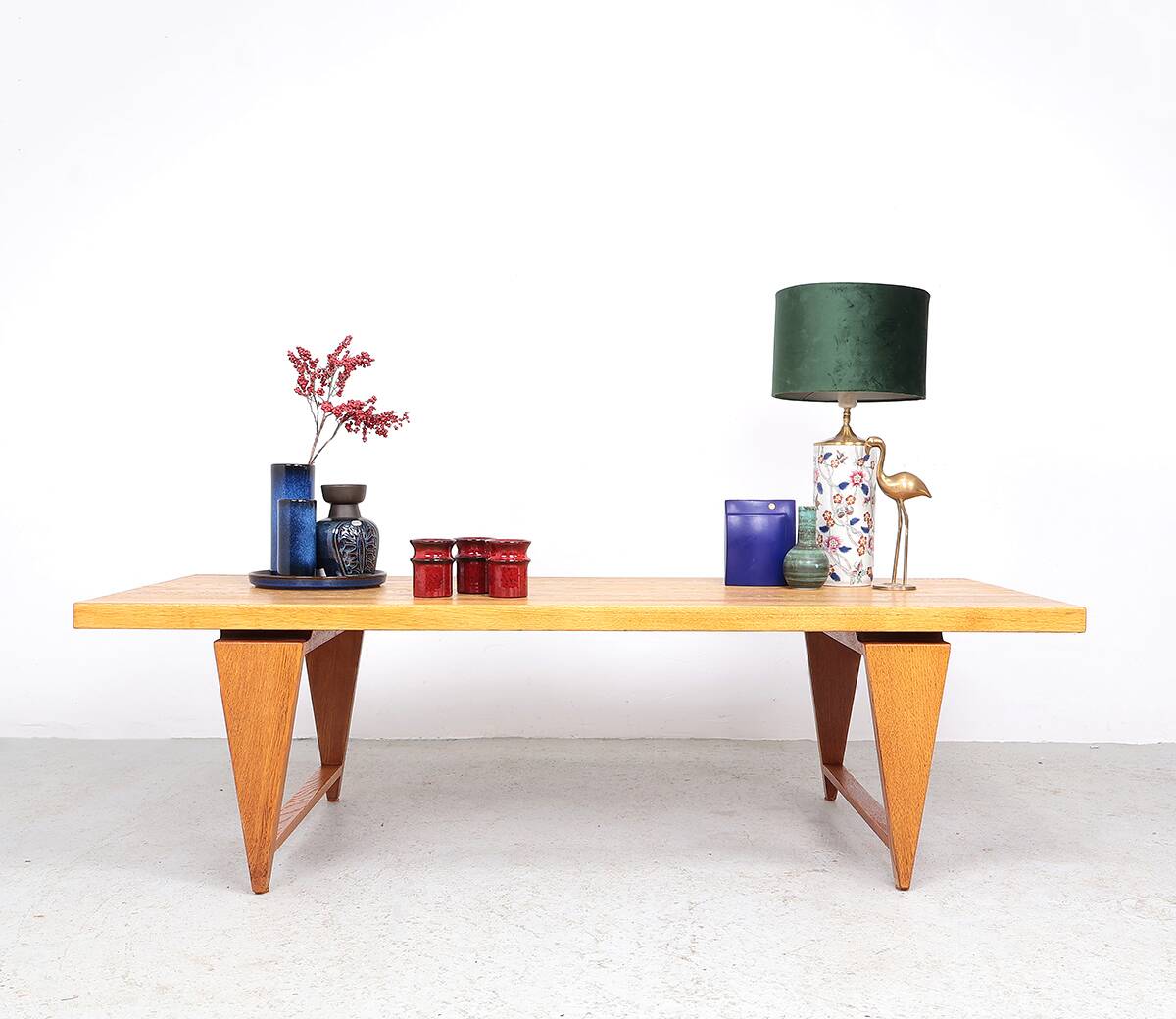 llum Wikkelsø Oak Coffee Table Model Ml 115 for a/S Mikael Laursen, 1960s