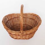 Red line rattan basket