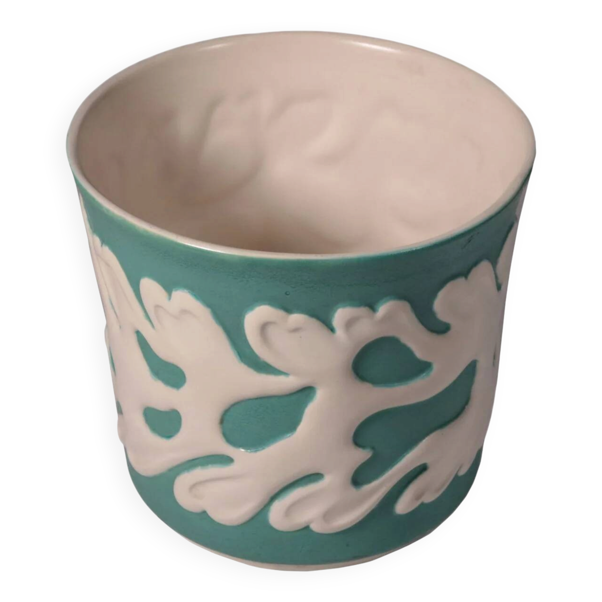 Vase Giovanni Gariboldi Ginori San Cristoforo in ceramic, Milan, Italy, 1950