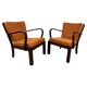 Paire de fauteuils Thonet Mundus