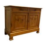 Buffet merisier plein bois 2 portes 2 tiroirs