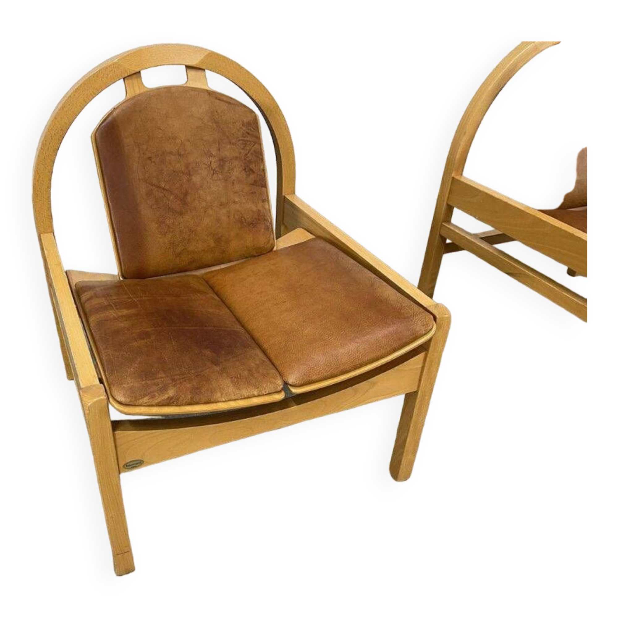 Pair of Baumann armchairs model Argos