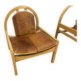 Pair of Baumann armchairs model Argos